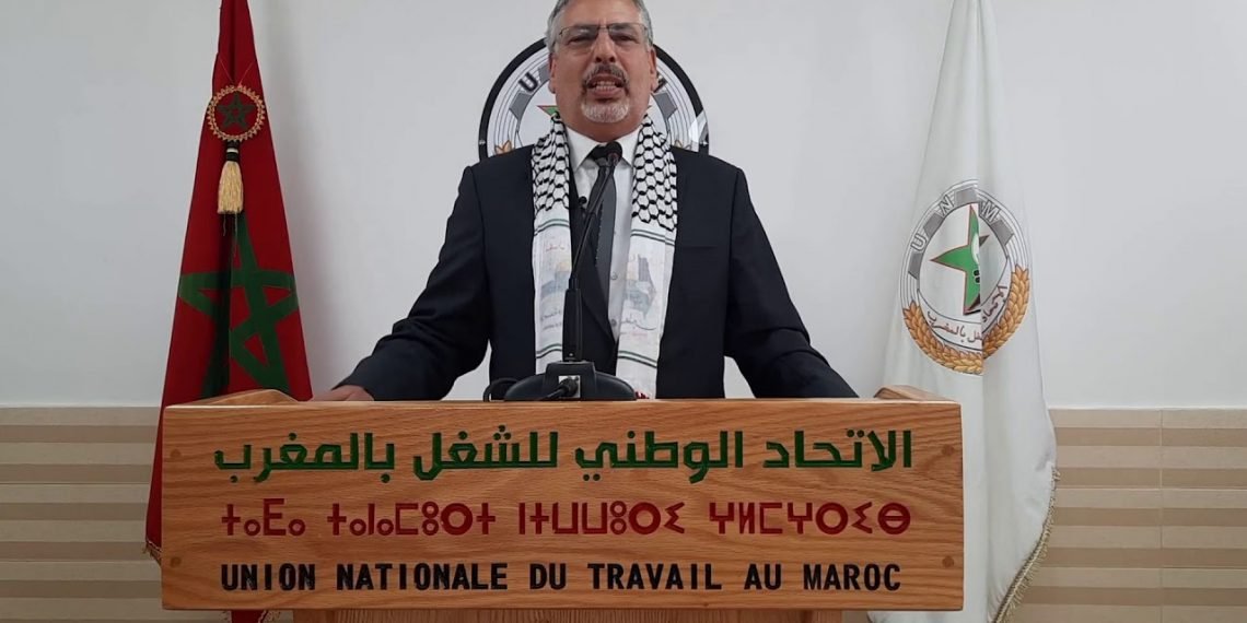 الاتحاد الوطني للشغل بالمغرب يدعو النقابات التونسية التعبير عن رفضها لسلوك الرئيس