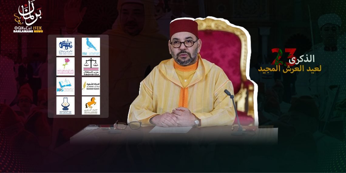 برقية شكر إلى جلالة الملك من طرف المنظمات النسائية الممثلة في البرلمان