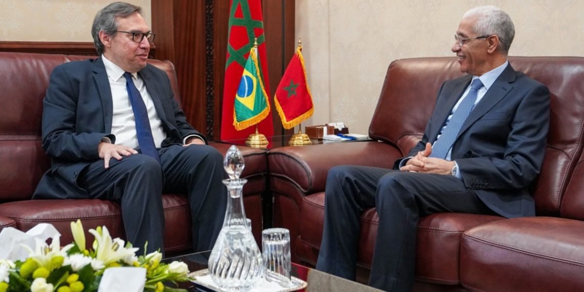 الطالبي يجتمع مع سفير البرازيل لتعزيز العلاقات