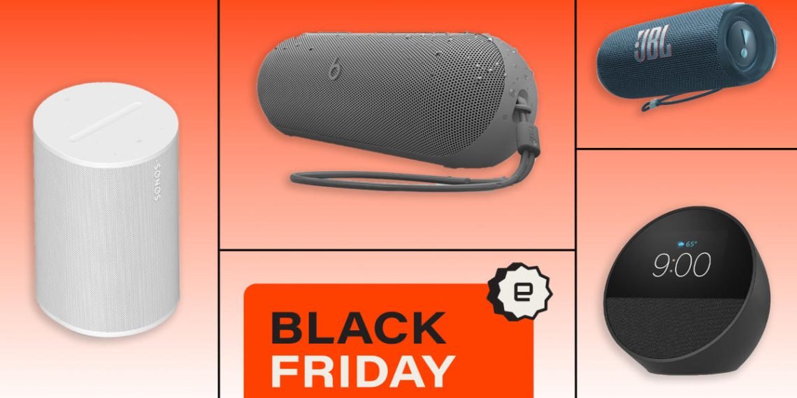 أفضل عروض مكبرات الصوت ليوم الجمعة السوداء لعام 2024: خصومات كبيرة على JBL وSonos وEcho وMarshall والمزيد